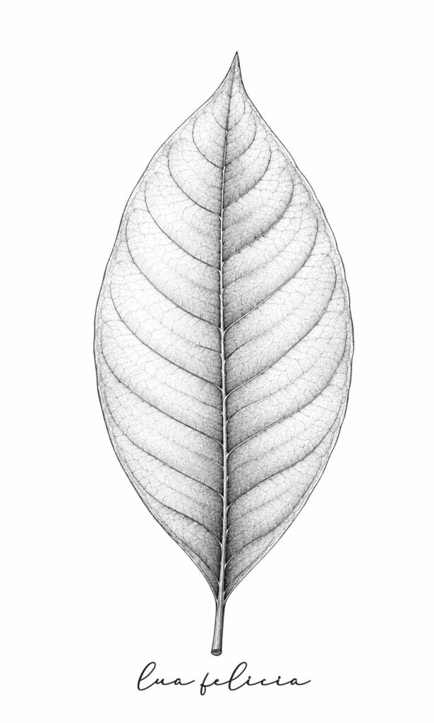 Desenho botânico de Chacrona